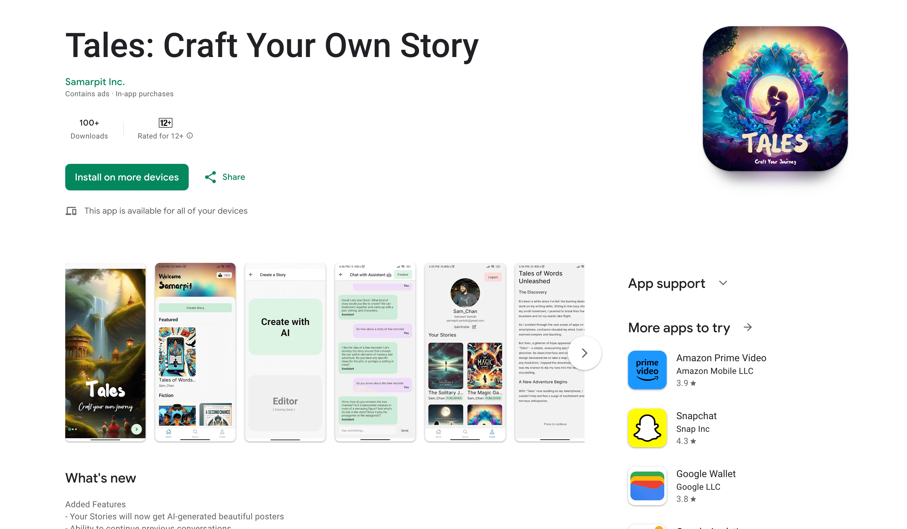 Tales: Craft Your Own Story